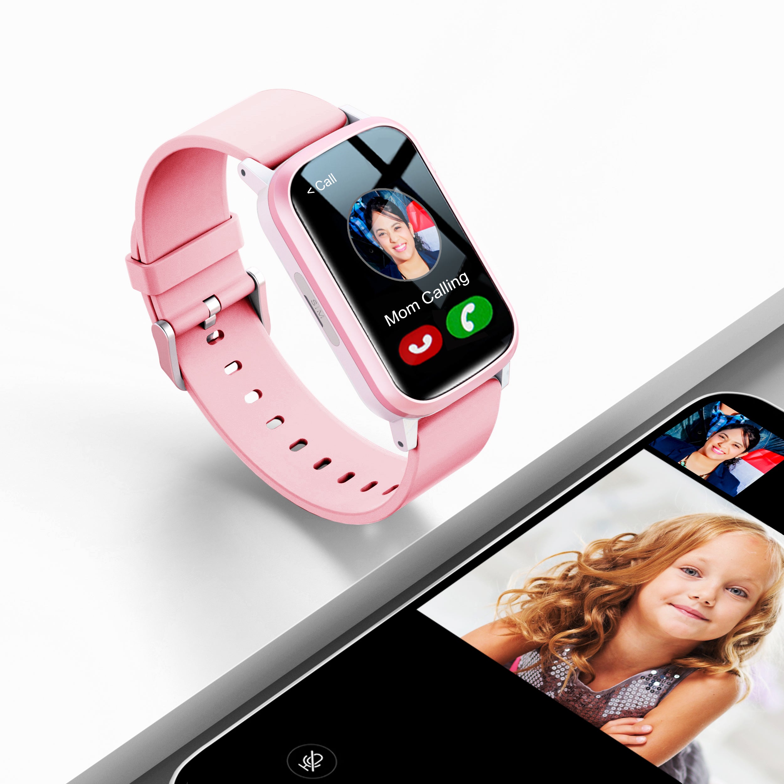 Elegant Kids Smartwatch (Blush Pink)