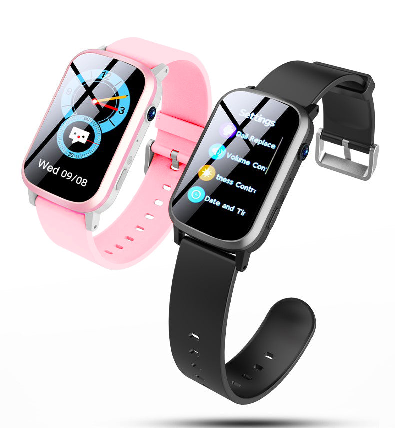 WatchOut Elegant Kids Smartwatch with 4G Video Call, GPS Tracking and Parental Control (Blush Pink)