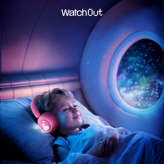 Galaxy Safe Volume Kids and Teens Headphone (Pink Unicorn)