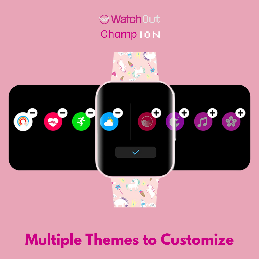 Champion Kids and Teens Smartwatch (Blush Pink)