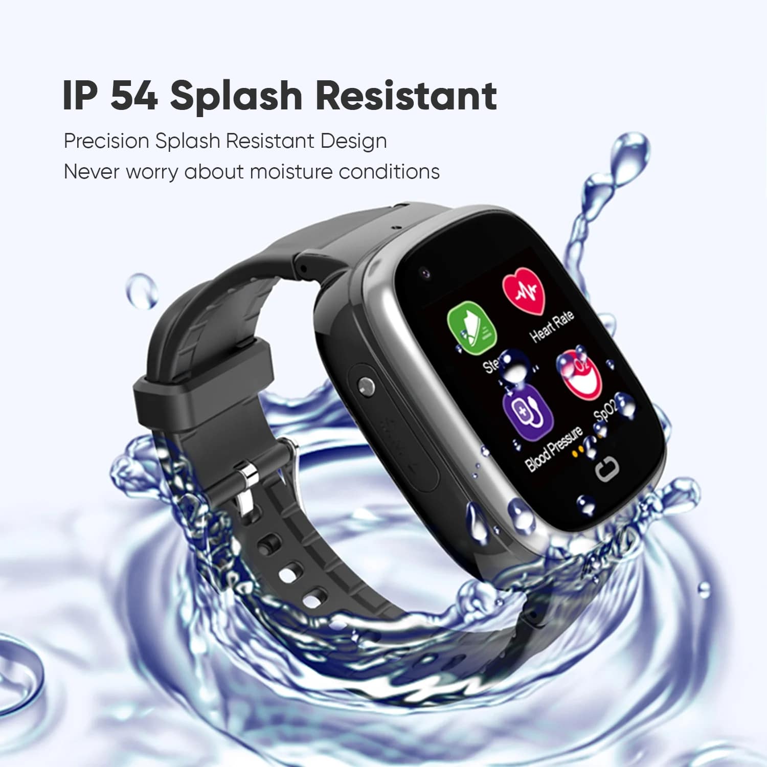 Buy splash resistant smartwatch for senior citizens india