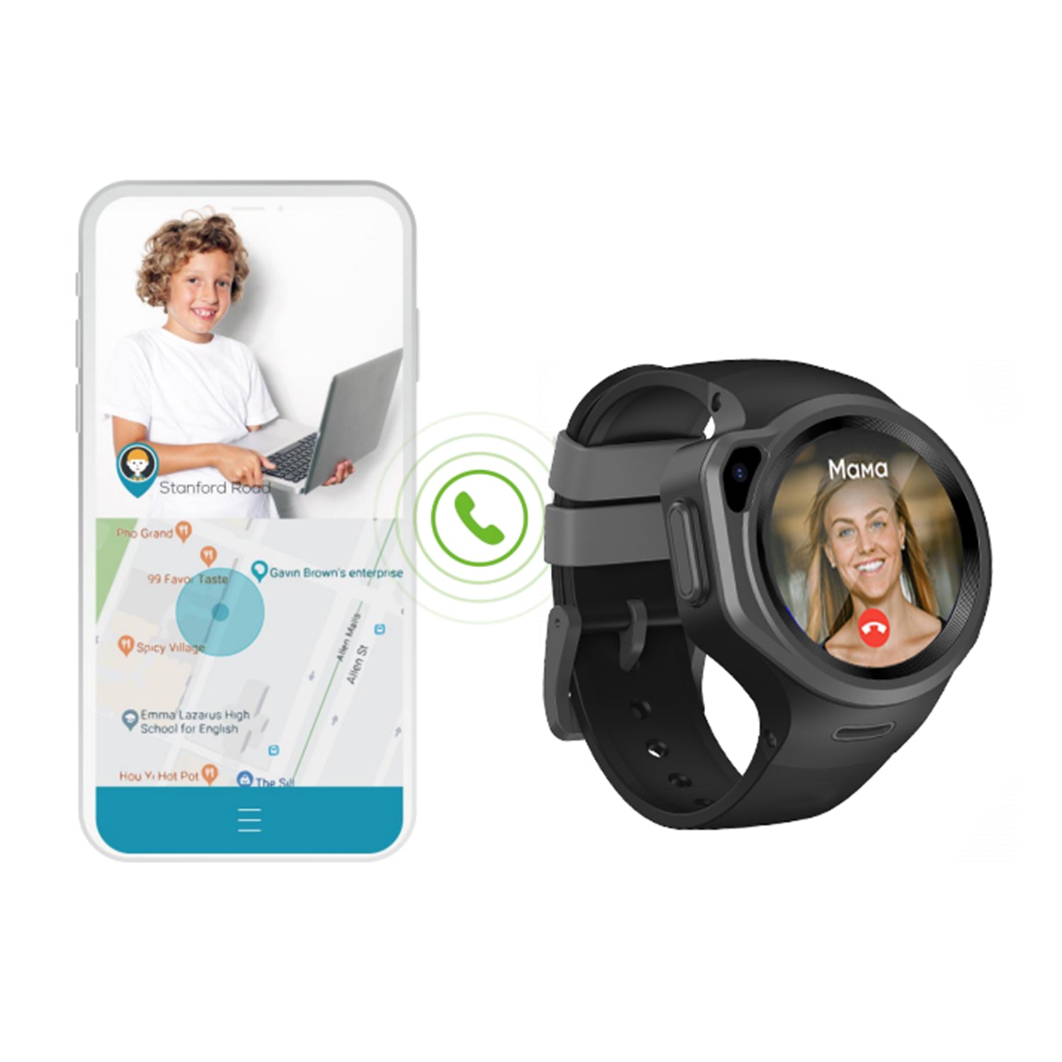 Shop Child safety GPS tracker Smart Watch